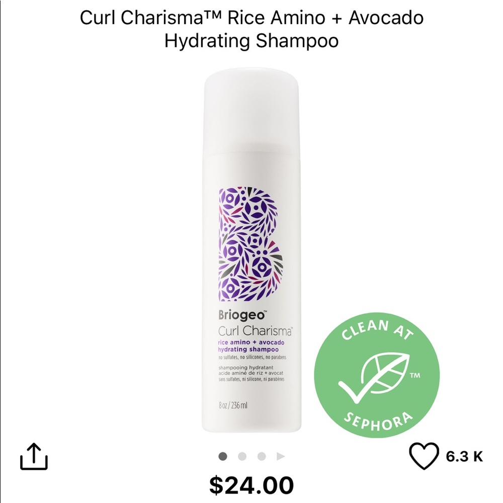 Briogeo curl charisma shampoo and conditioner